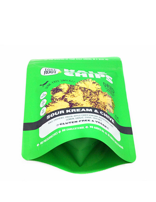 Zipper Bottom Gusseted Stand Up Pouch Dried Fruit Packaging