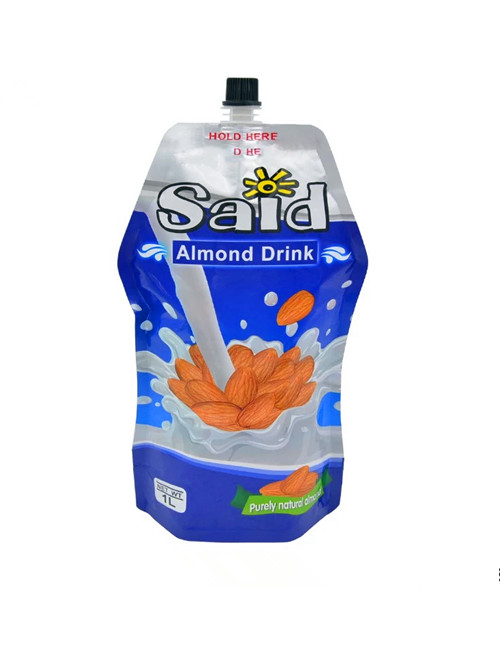 Almond Drinks Packaging Spout Pouches