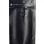 Aluminum Foil Stand Up Coffee Pouches With Valves Pull Tabs