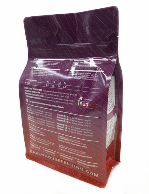 Dog Food Packaging Box Bottom Bags With Resealable Zipper