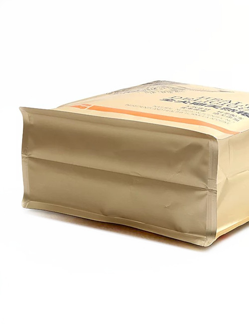 Dog Feed Packaging Resealable Flat Box Bottom Bags