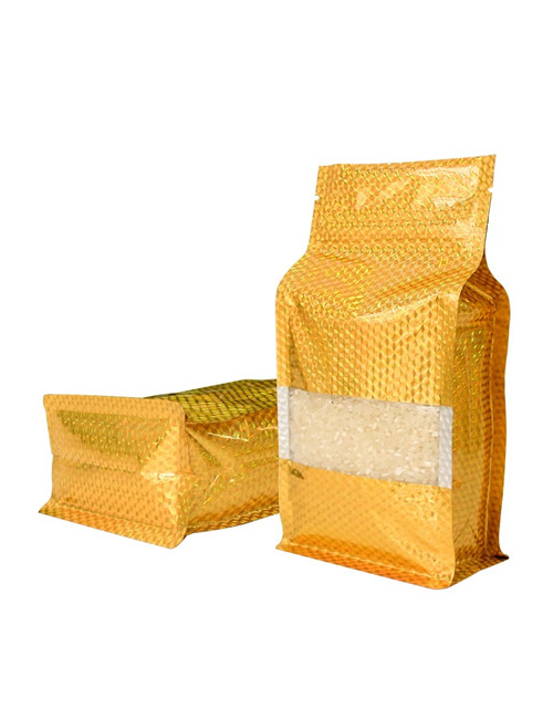 Flat Bottom Rice Packaging Bags and Pouches