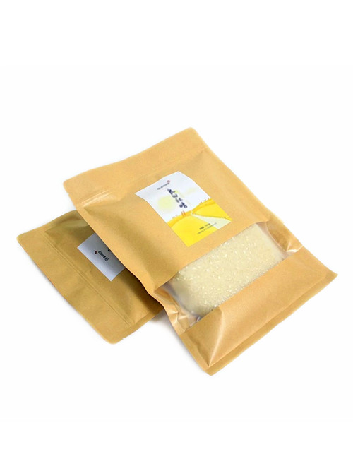 Kraft Vacuum Rice Packaging Bags and Pouches