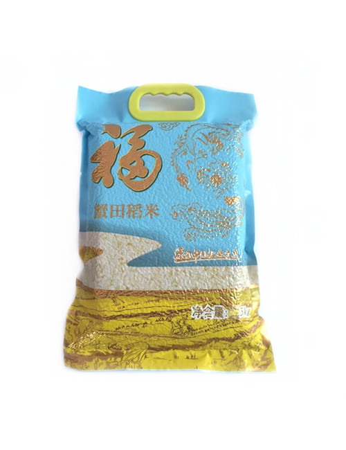 Moisture-proof Vacuum Seal Rice Packaging Bags With Handles