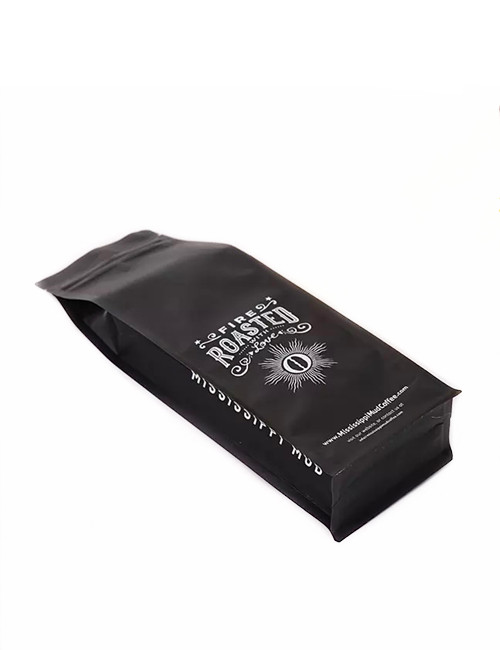Resealable Box Bottom Coffee Pouches