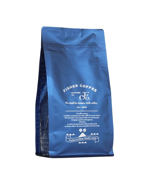 Resealable Foil Flat Bottom Coffee Bags