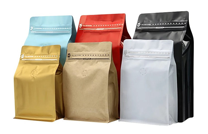 Custom Flat Box Bottom Pouches