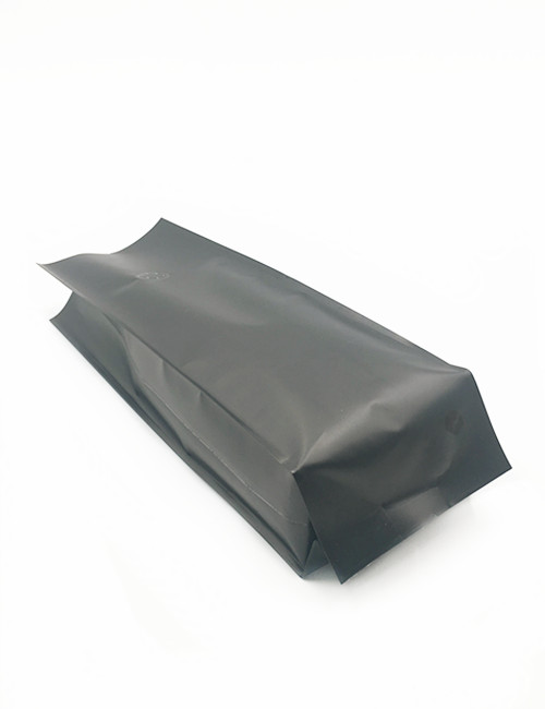 Custom Plain Quad Seal Coffee Bags Wholesale