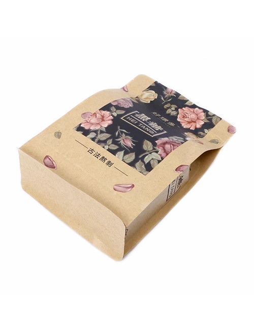Custom Printed Box Bottom Tea Packaging Bags Supplier