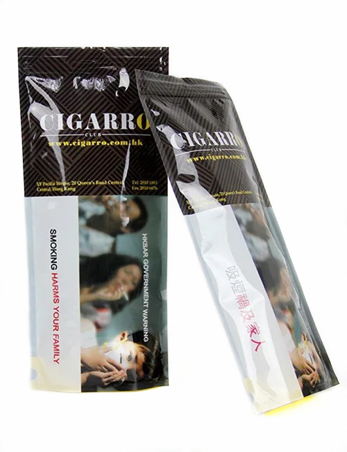 Custom Printed Cigar Packaging Bags Supplier