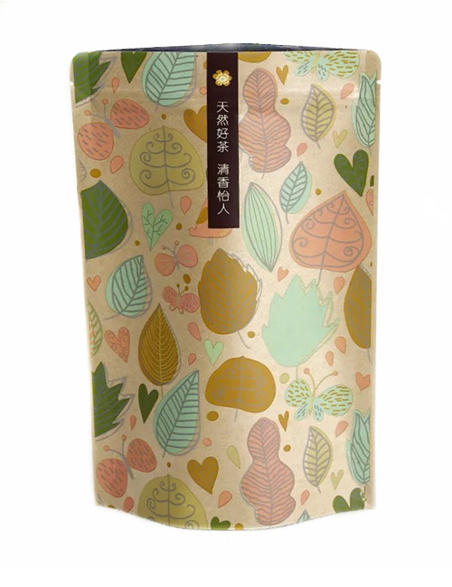 Custom Printed Craft Stand Up Tea Packaging Pouches For Sale