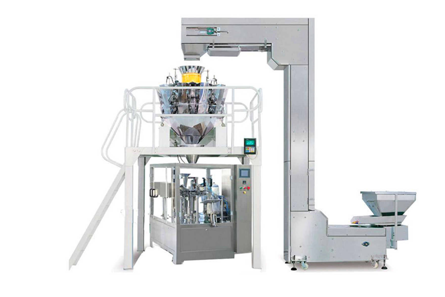 Vertical Packing Machine For Premade Pouches Bags